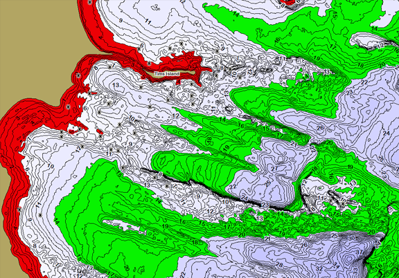 ChartSelect's contour preview for  LakeMaster Legacy Region