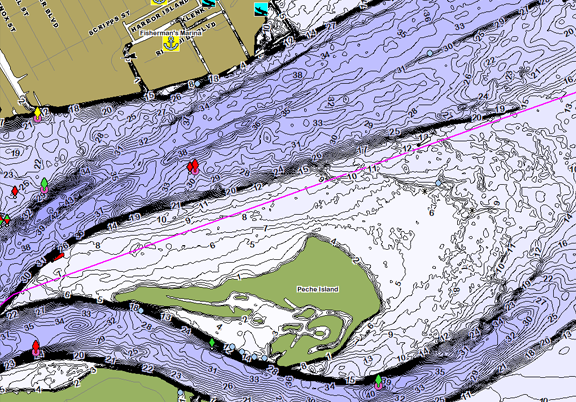 ChartSelect's contour preview for LakeMaster Legacy Great Lakes V4 LakeMaster Legacy Region