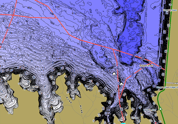 ChartSelect's contour preview for  LakeMaster Legacy Region