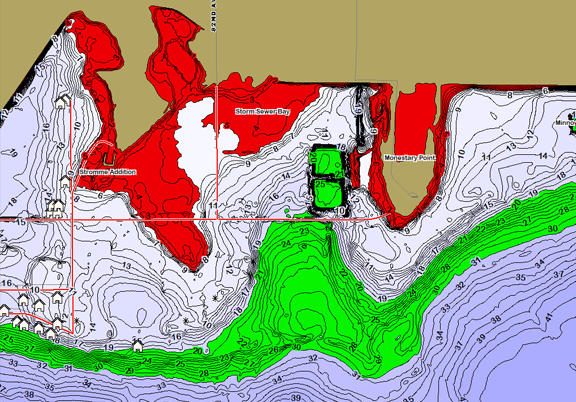 ChartSelect's contour preview for  LakeMaster Legacy Region
