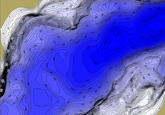 ChartSelect's contour preview for  LakeMaster Legacy Region
