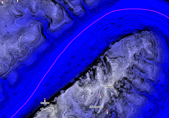 ChartSelect's contour preview for  LakeMaster Legacy Region