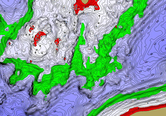ChartSelect's contour preview for  LakeMaster Legacy Region