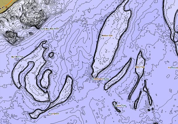 ChartSelect's contour preview for  LakeMaster Legacy Region