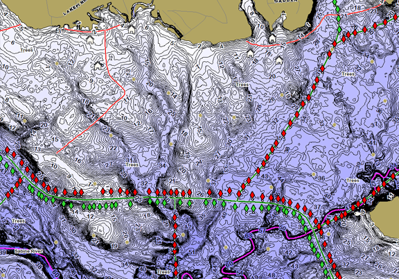 ChartSelect's contour preview for  LakeMaster Legacy Region