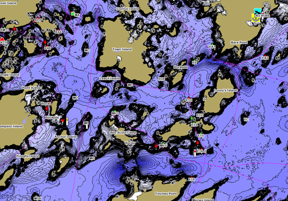 ChartSelect's contour preview for  LakeMaster Legacy Region