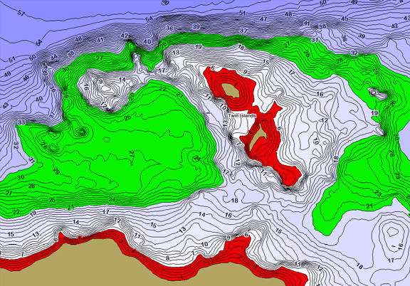 ChartSelect's contour preview for  LakeMaster Legacy Region