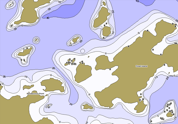 ChartSelect's contour preview for  LakeMaster Legacy Region