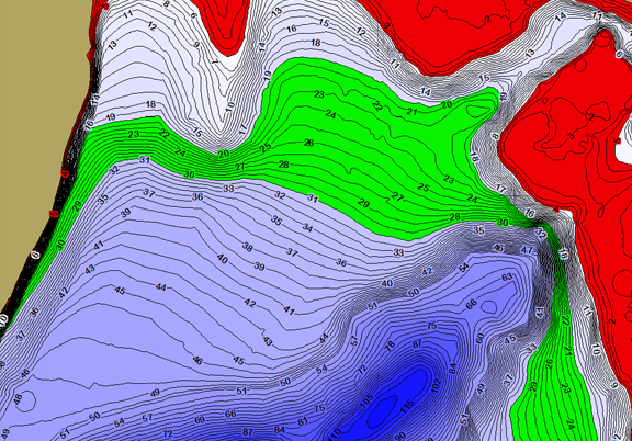 ChartSelect's contour preview for  LakeMaster Legacy Region
