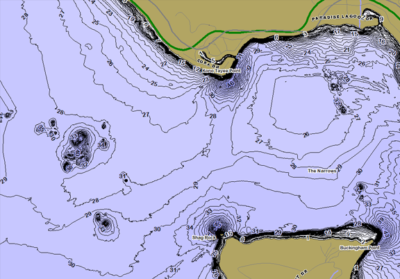 ChartSelect's contour preview for LakeMaster Legacy Western States V3 LakeMaster Legacy Region
