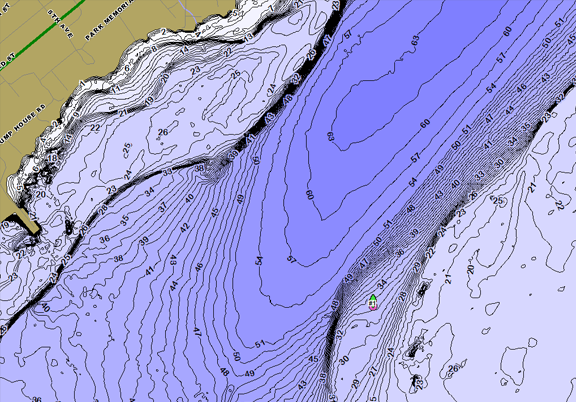 ChartSelect's contour preview for  LakeMaster Legacy Region