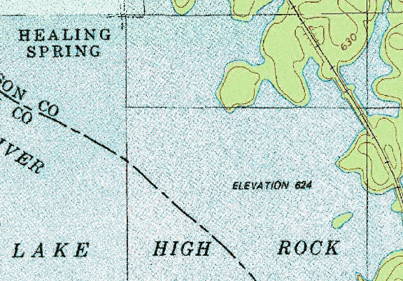 High Rock Lake Nc Depth Chart