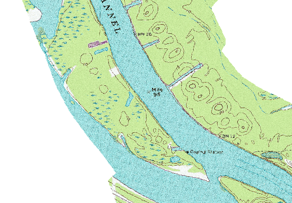 Atchafalaya River Depth Charts
